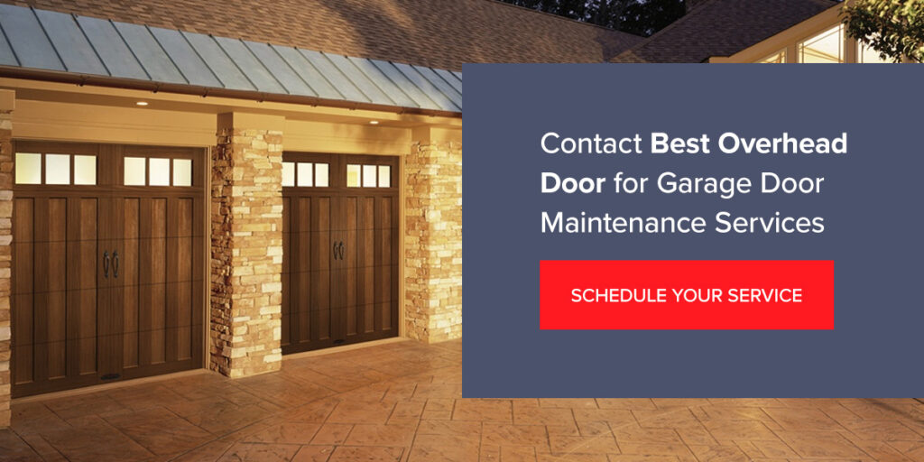 contact best overhead door for garage door maintenance services